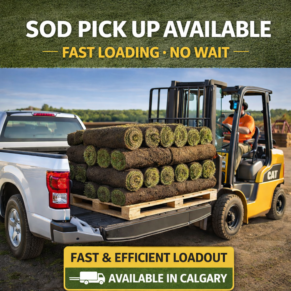 Calgary sod pickup