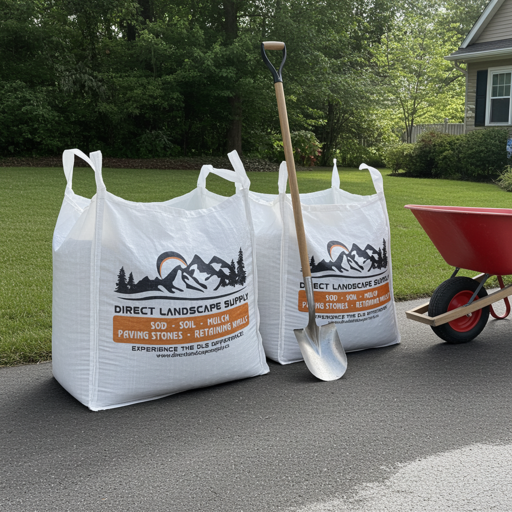 Landscape bags Calgary convenient placement